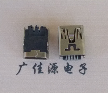宁夏MINI USB前两脚插座 90度卧式 端子DIP针脚定义