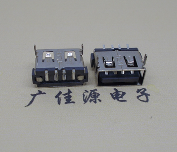 宁夏USB短体母座.超薄5.9H胶芯.移动电源接口