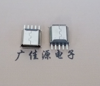 宁夏Micro USB接口 母座B型5p引脚焊线无后背