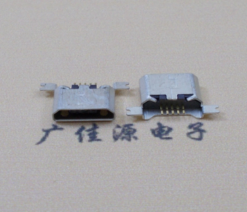 宁夏MK USB B Type 沉板0.9母座后两脚SMT口不卷边
