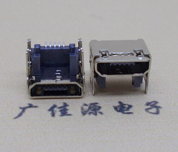 宁夏MICRO USB 5P母座 SMT垫高 L=4.15双壳