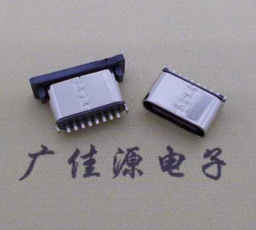 宁夏连接器TYPE-C8P母座直立式插座H=5.0mm