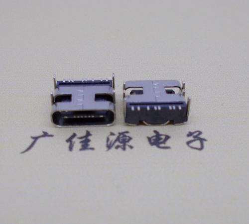 宁夏Type-C8P母座卧式四脚插板连接器