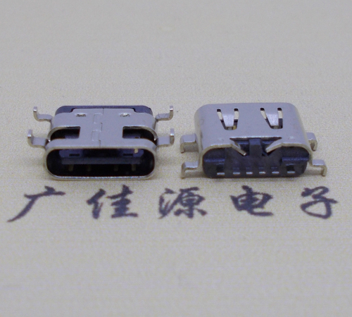 宁夏USBType-C6P母座卧式接口沉板0.8mm