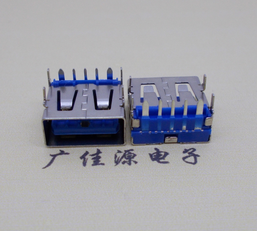 宁夏 USB5安大电流母座 OPPO蓝色胶芯,快速充电接口