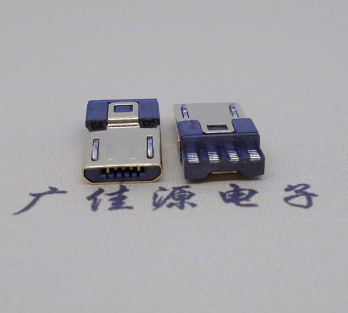 宁夏micro usb5p公头 焊线式前五后四6.8外路