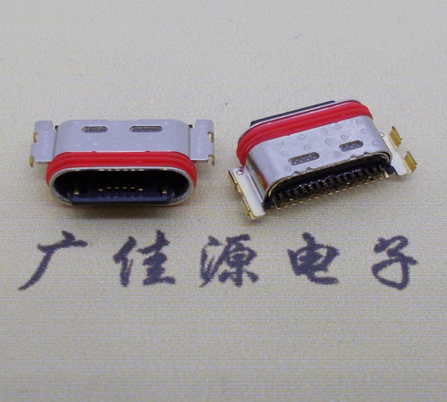 宁夏防水沉板usb type-c16p母座连接器