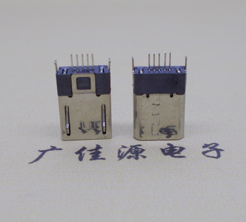 宁夏micro-迈克 插座 固定两脚鱼叉夹板1.0公头连接器