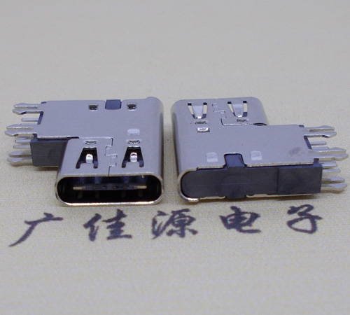 宁夏type-c6p母座侧插加高连接器