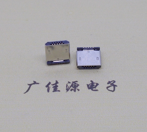 宁夏micro usb 5p公头 短体插板H=5.9立插