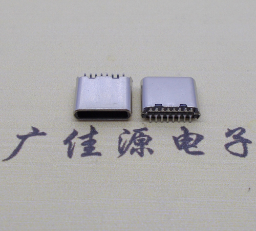 宁夏侧边铆合立贴直边type-c16p公头长7.2mm