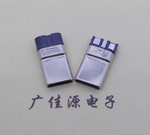 宁夏焊线式 type c11p拉伸公头连接器总体长15.9mm