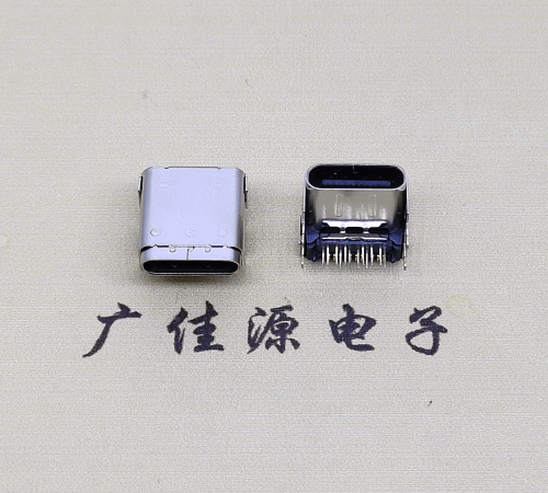 宁夏type c24p板上母头 typec接口数据CL=3.4,DIP+SMT端子DIP长脚