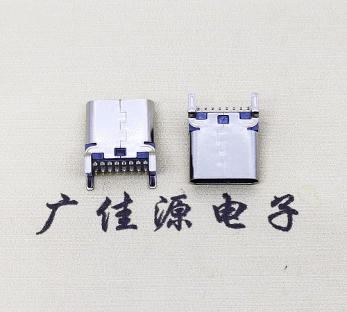 宁夏USB 3.1TYPE-C16Pin立贴母头座子引脚接线正负级详解
